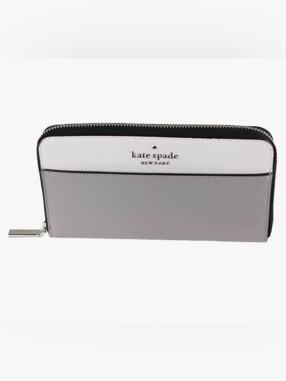 NWT kate Spade Large Continental Wallet In Nimbus Grey
